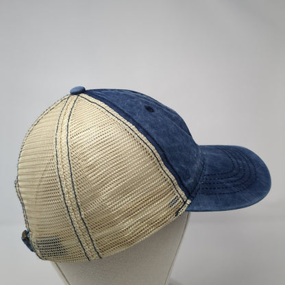 Unbranded Slideback Mesh Back Trucker Hat Blue Cove One Size Blank