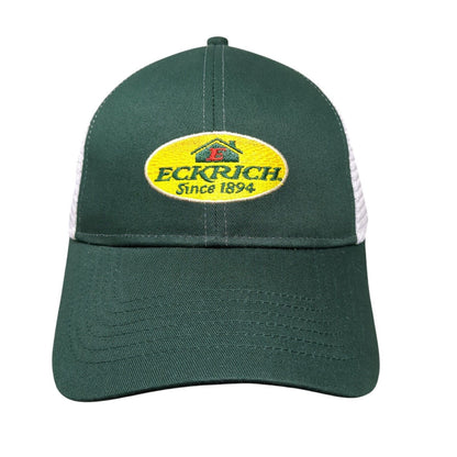 Eckrich Since 1894 Snapback Trucker Hat Green OSFA Adjustable Mesh Back 6 Panel