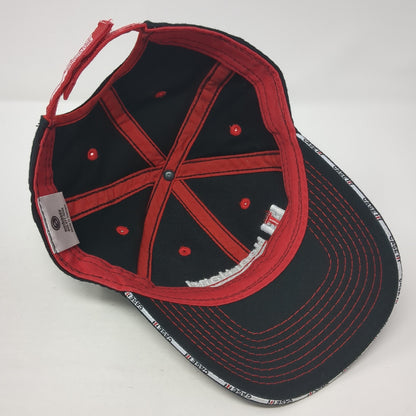 Heartland Tractor Strapback Hat Black One Size Adjustable Embroidered