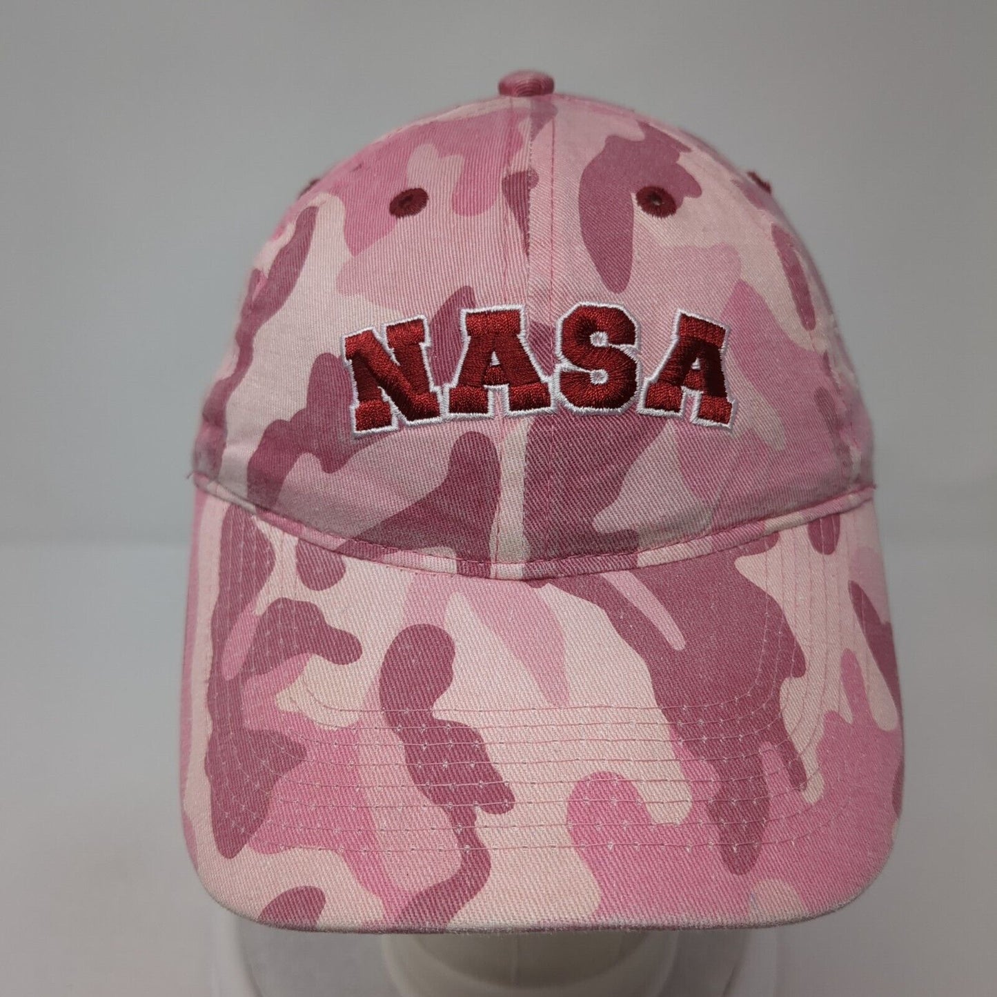 NASA Strapback Hat Camouflage One Size Adjustable Kennedy Space Center
