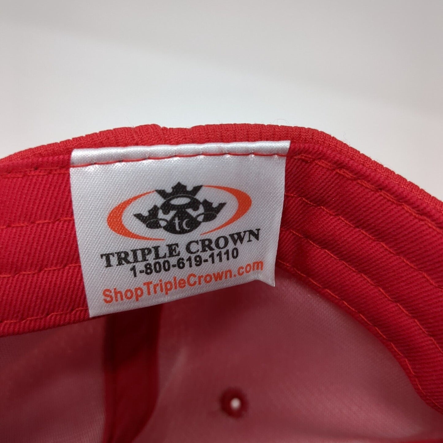 SOS Strapback Hat Multi One Size Adjustable Colorblock Triple Crown