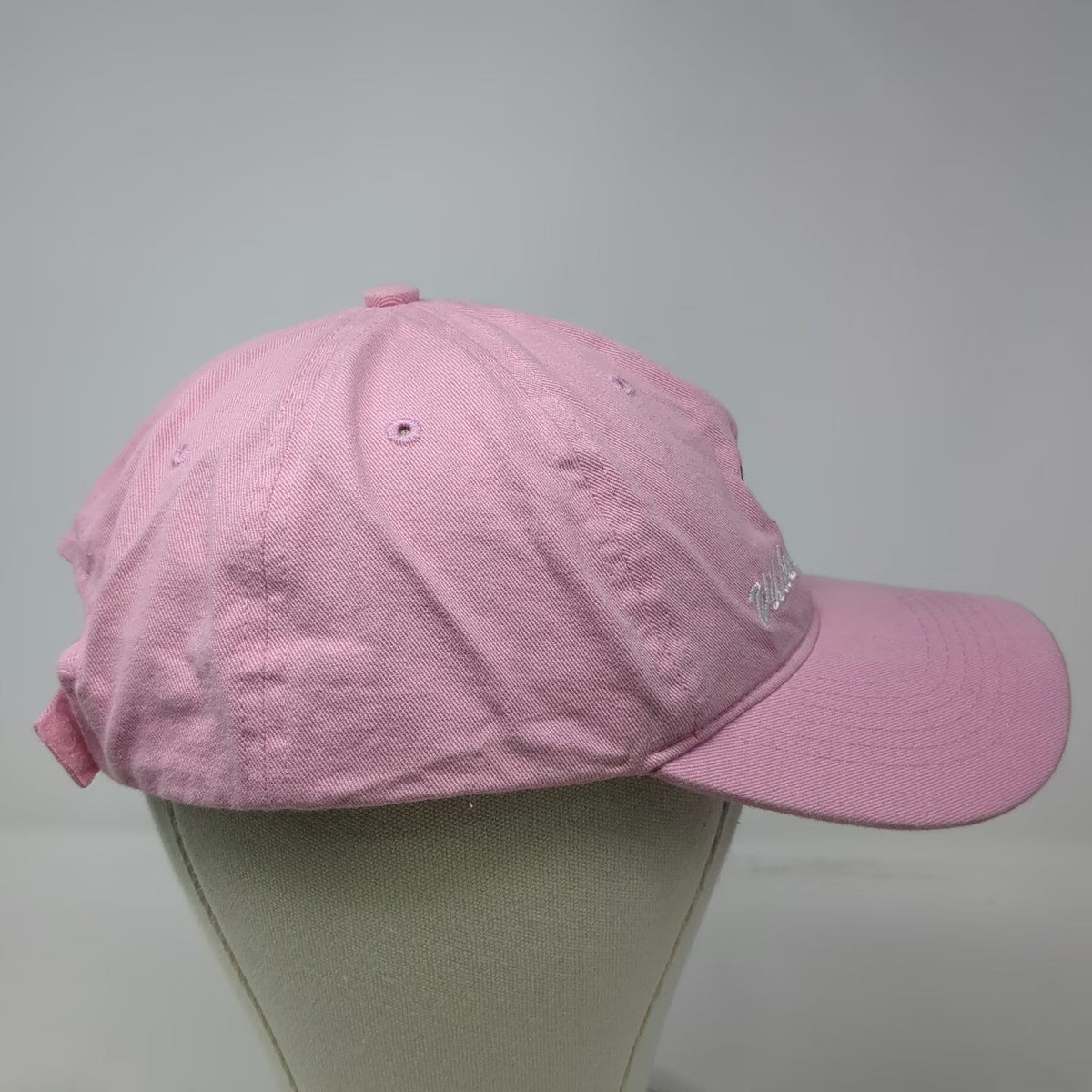 JHATS Baseball Cap Pink One Size Wildwood Crest NJ Sea Turtle Embroidered Hat