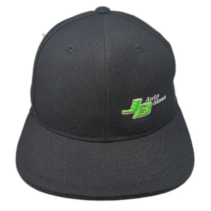 KB Ethos Baseball Cap Black 7 1/8 JB Auto Glass Fitted Embroidered Logo Hat
