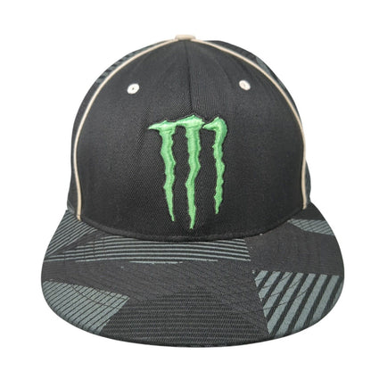 Monster Energy Fitted Hat Multicolor S-M Embroidered Flexfit 6 Panel