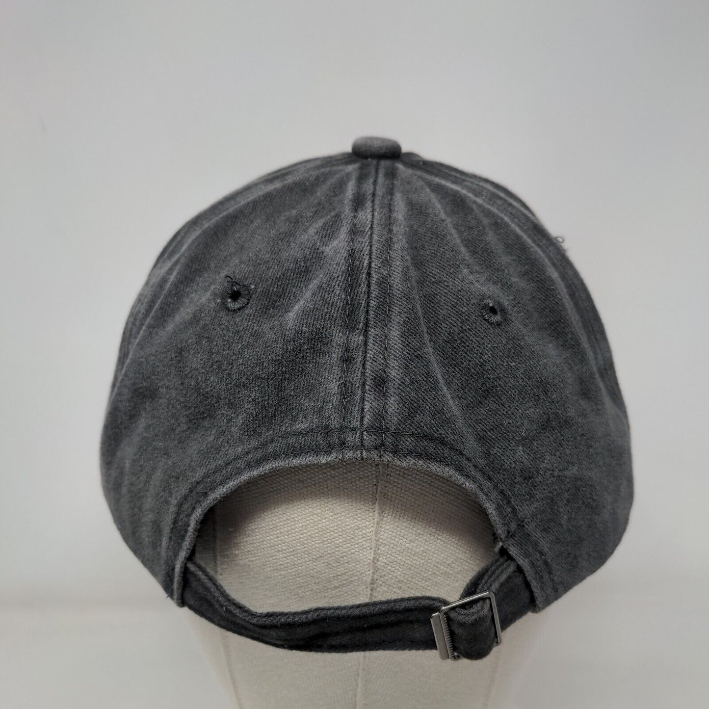 Eat Sleep Play Guitar Repeat Slideback Hat Gray One Size Adjustable