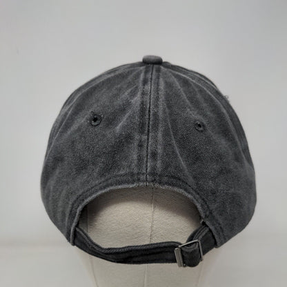 Eat Sleep Play Guitar Repeat Slideback Hat Gray One Size Adjustable