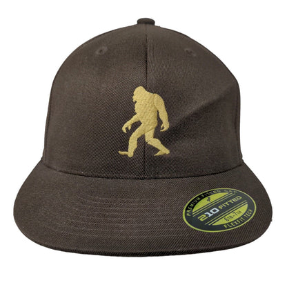 Black Lantern Men's Fitted Hat Brown Size 6 7/8 - 7 1/4 Embroidered Sasquatch