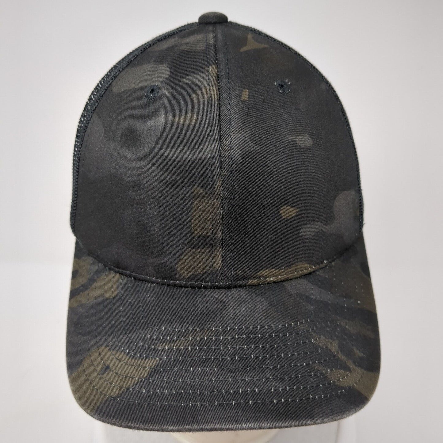 The Classics Yupoong Snapback Trucker Hat Camouflage OS Adjustable Mesh Back