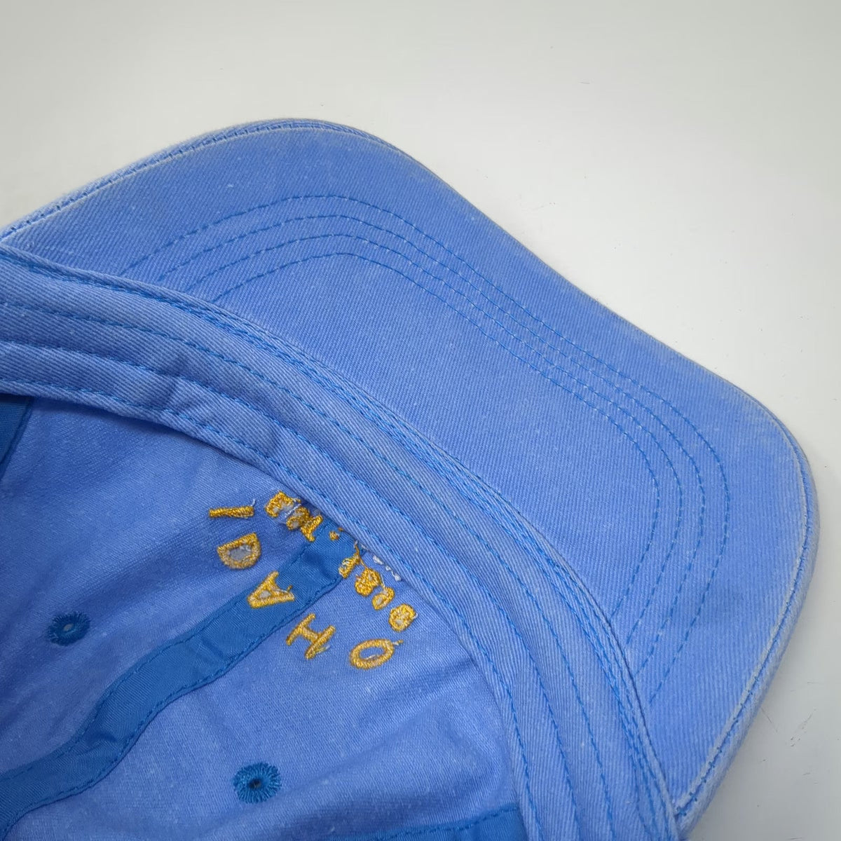 Home Free Baseball Cap Blue One Size Idaho The Gem State Striped Slideback Hat