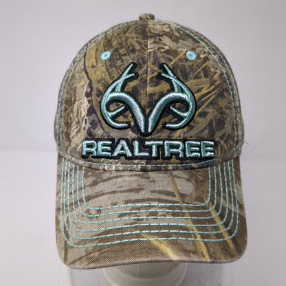 Realtree Strapback Hat Camo One Size Vent Holes Hunting Outdoor Cap
