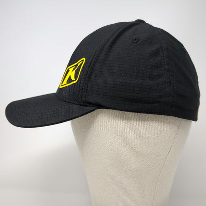 KLIM Baseball Cap Black M Performance Mesh Stretch Fit Logo Motorsports Hat
