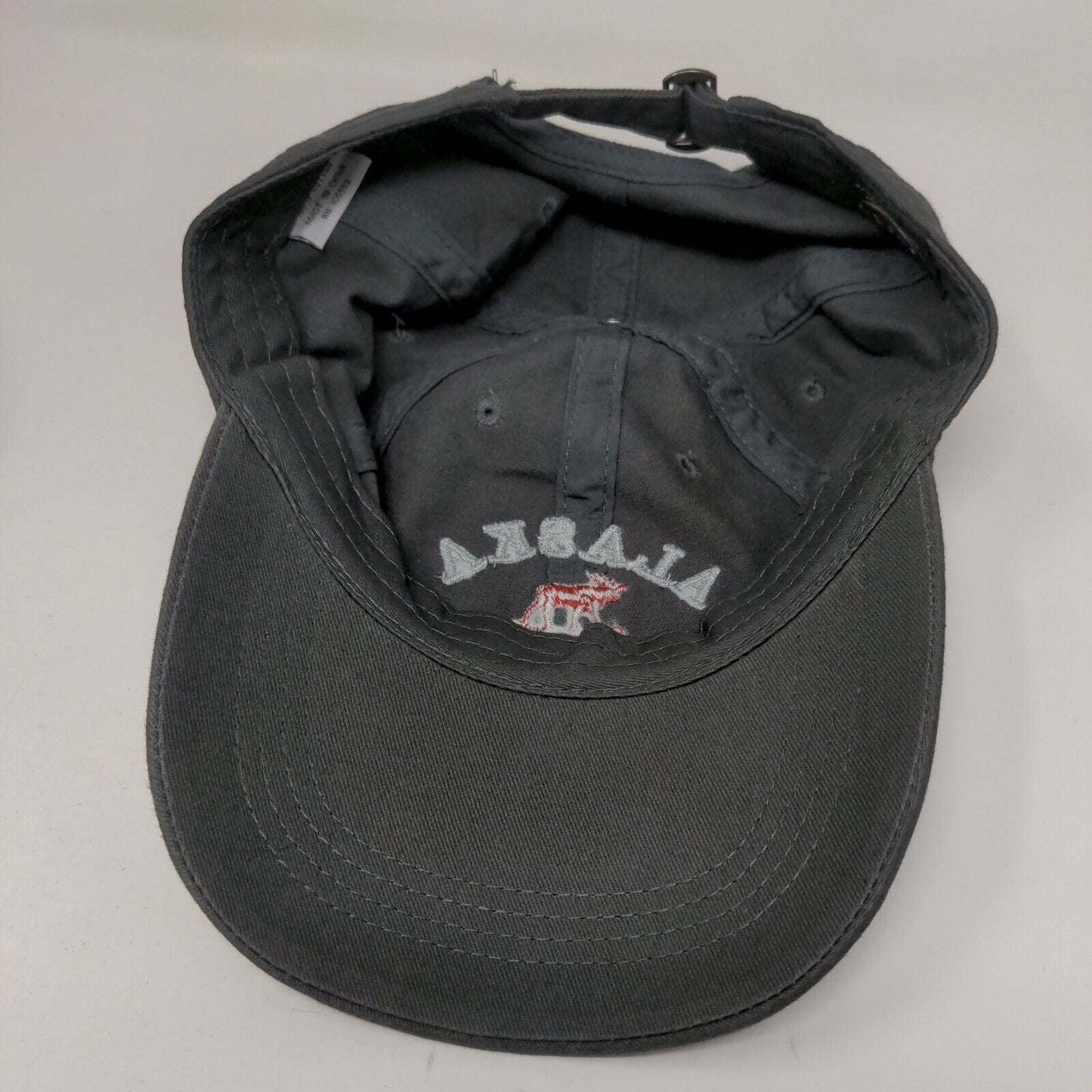 Alaska The Last Frontier Slideback Hat Gray Large Prairie Mountain W/Tags