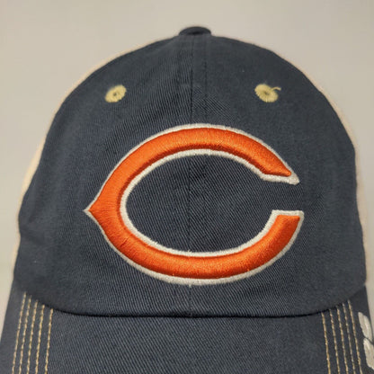 NFL Team Apparel Men's Slideback Hat Blue Time OS Embroidered Chicago Bears Logo
