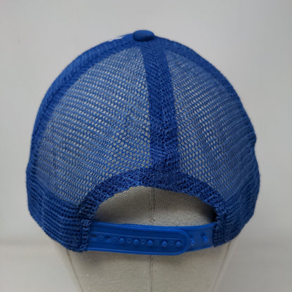 Smiley Face American Flag Snapback Mesh Back Trucker Hat Multi One Size