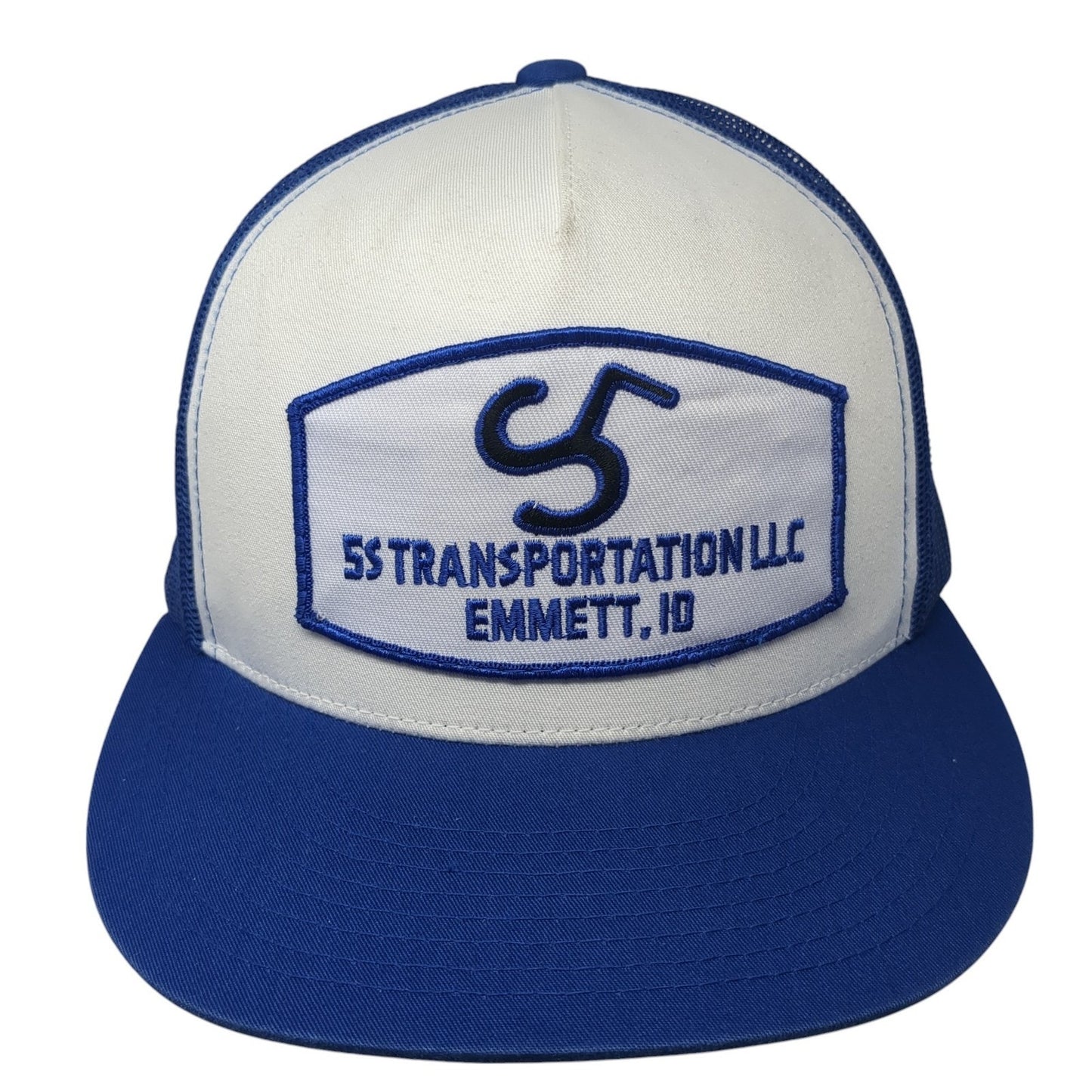 5S Transportation Emmett ID Huskies Trucker Hat Blue One Size Adjustable Yupoong