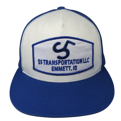 5S Transportation Emmett ID Huskies Trucker Hat Blue One Size Adjustable Yupoong