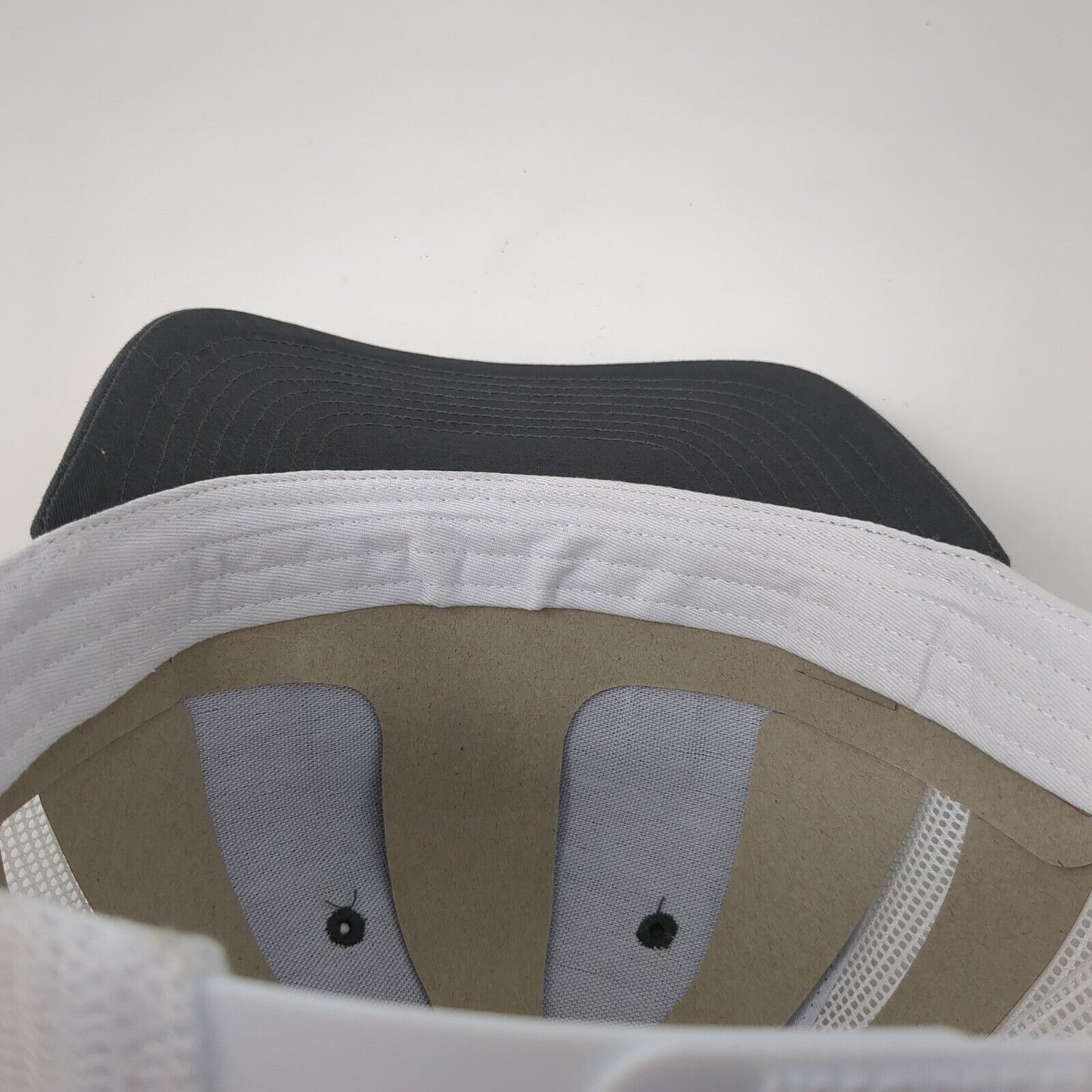 Maddyn Homes Snapback Trucker Hat Gray OS Adjustable Mesh Back Richardson