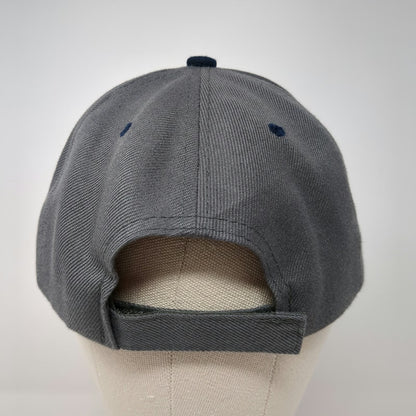 Melonwear Idaho Steelheads Hat Baseball Cap Gray White Blue One Size Hockey Fish