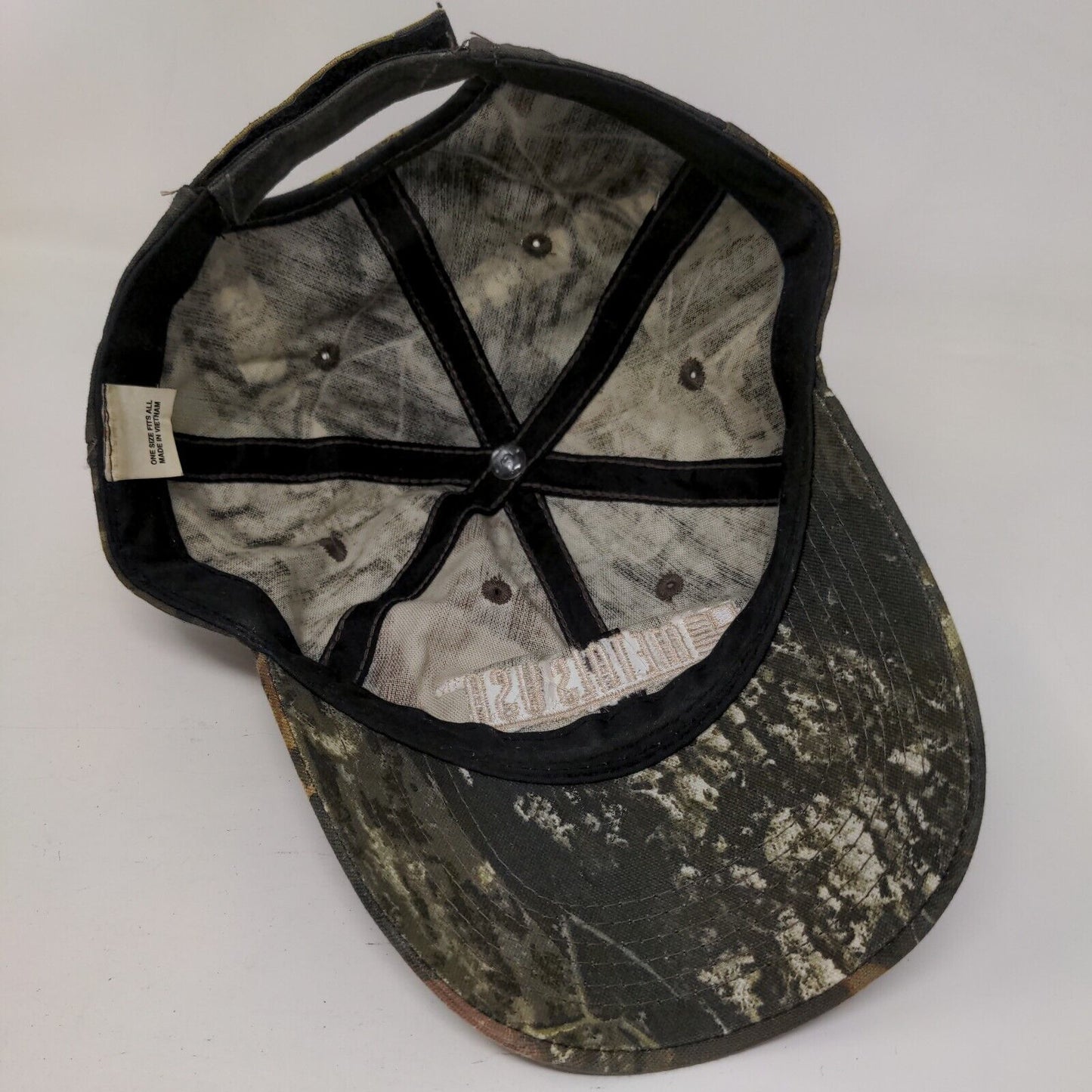Metals USA Strapback Hat Camouflage OSFM Adjustable Embroidered Patriotic