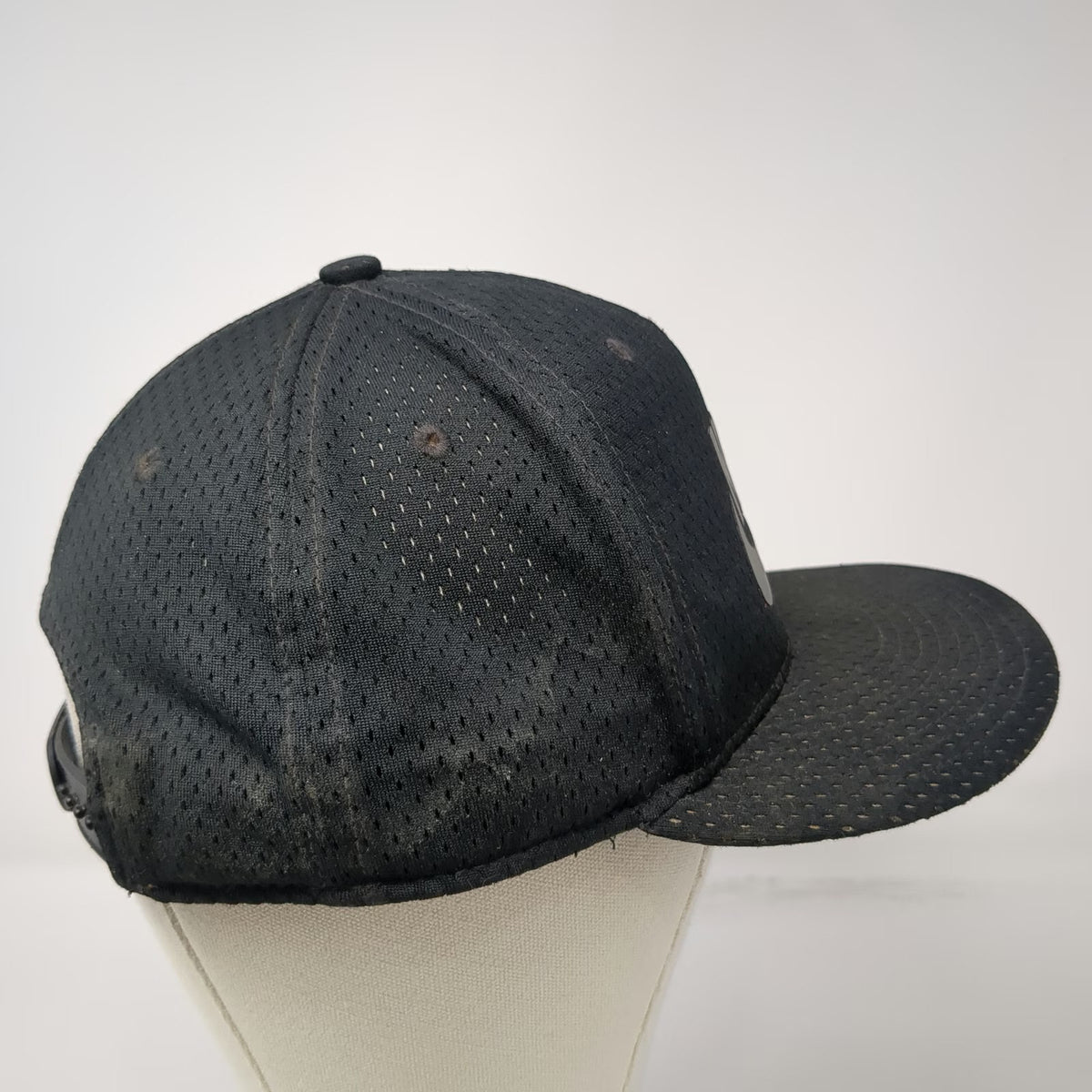 Nike 5 Panel Hat Black Gray One Size Nike Air Logo Mesh Flat Brim Snapback True