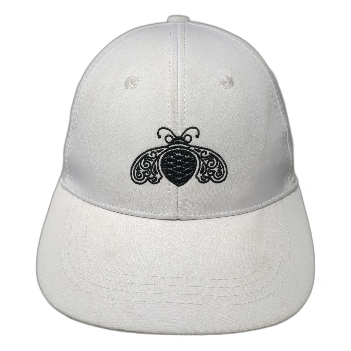 Patron Tequila Bee Logo Baseball Cap White One Size Adjustable Embroidered Hat