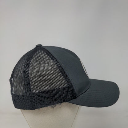 Hurley Patch Snapback Mesh Back Trucker Hat Gray One Size Yupoong