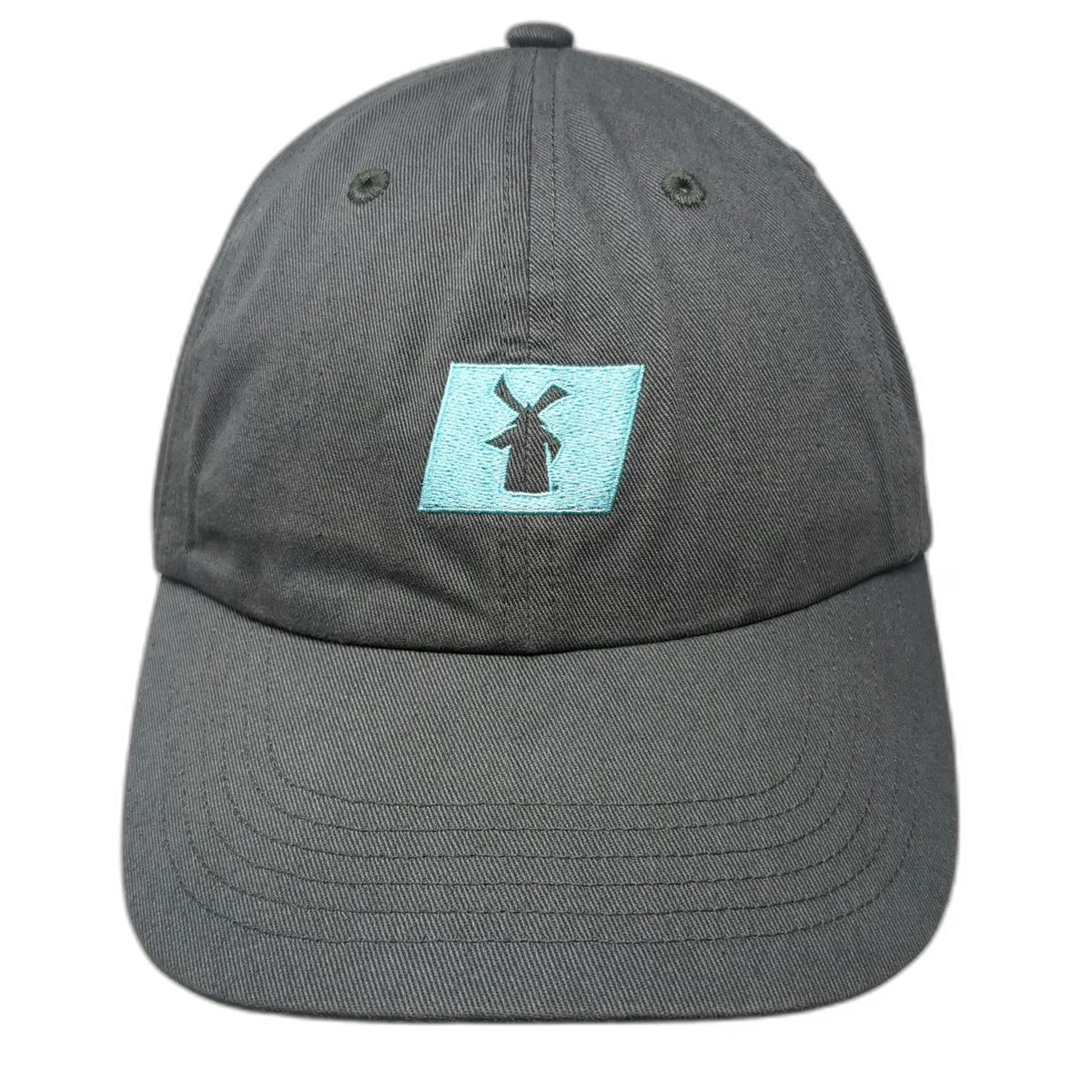Gray Baseball Cap One Size Blue Windmill Cheers to the Wiseman Slideback Hat