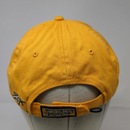 Ahead AT&T National Tiger Woods Baseball Cap Yellow OSFM Golf Hat Shield Logo