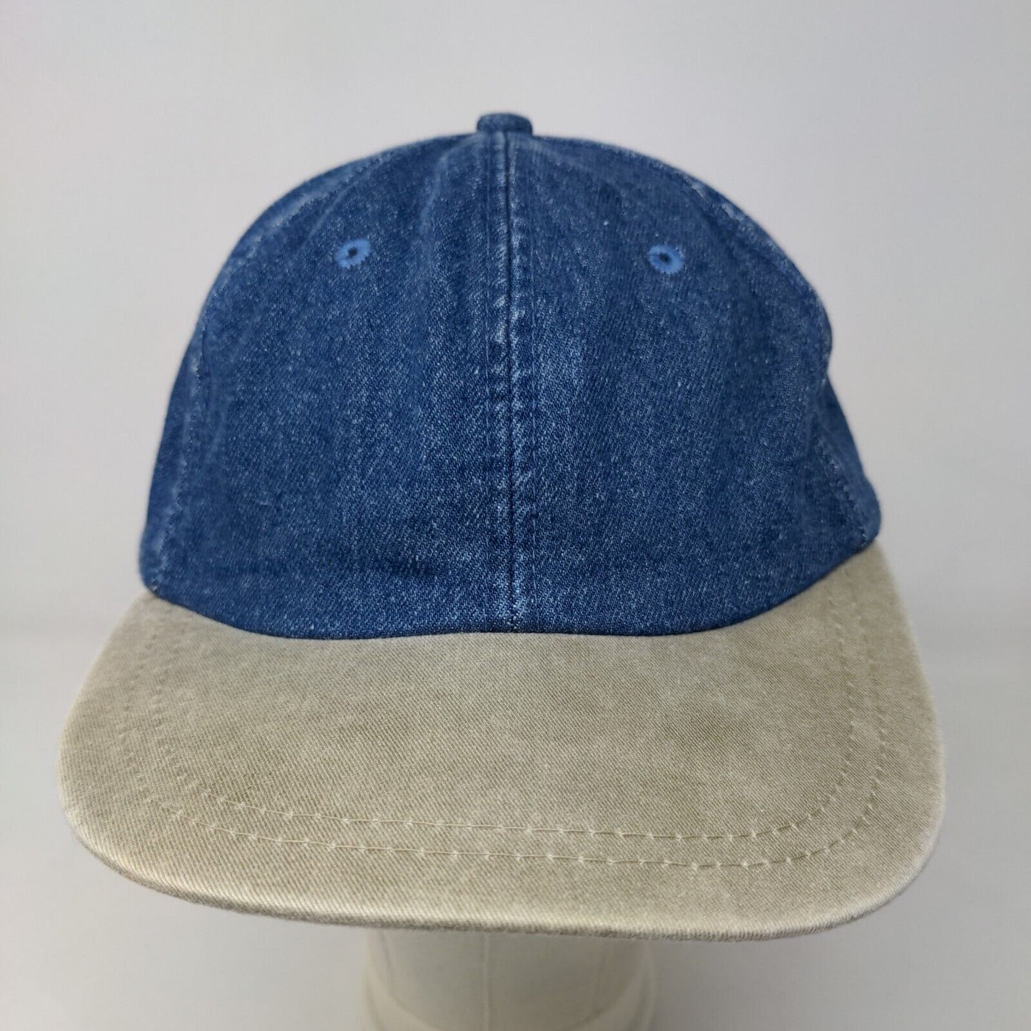 Sportsman Men's Slideback Hat Blue Size OSFA Blank Denim 100% Cotton