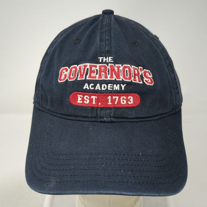 Legacy The Governor's Academy Baseball Cap Blue One Size Cotton Hat Slideback