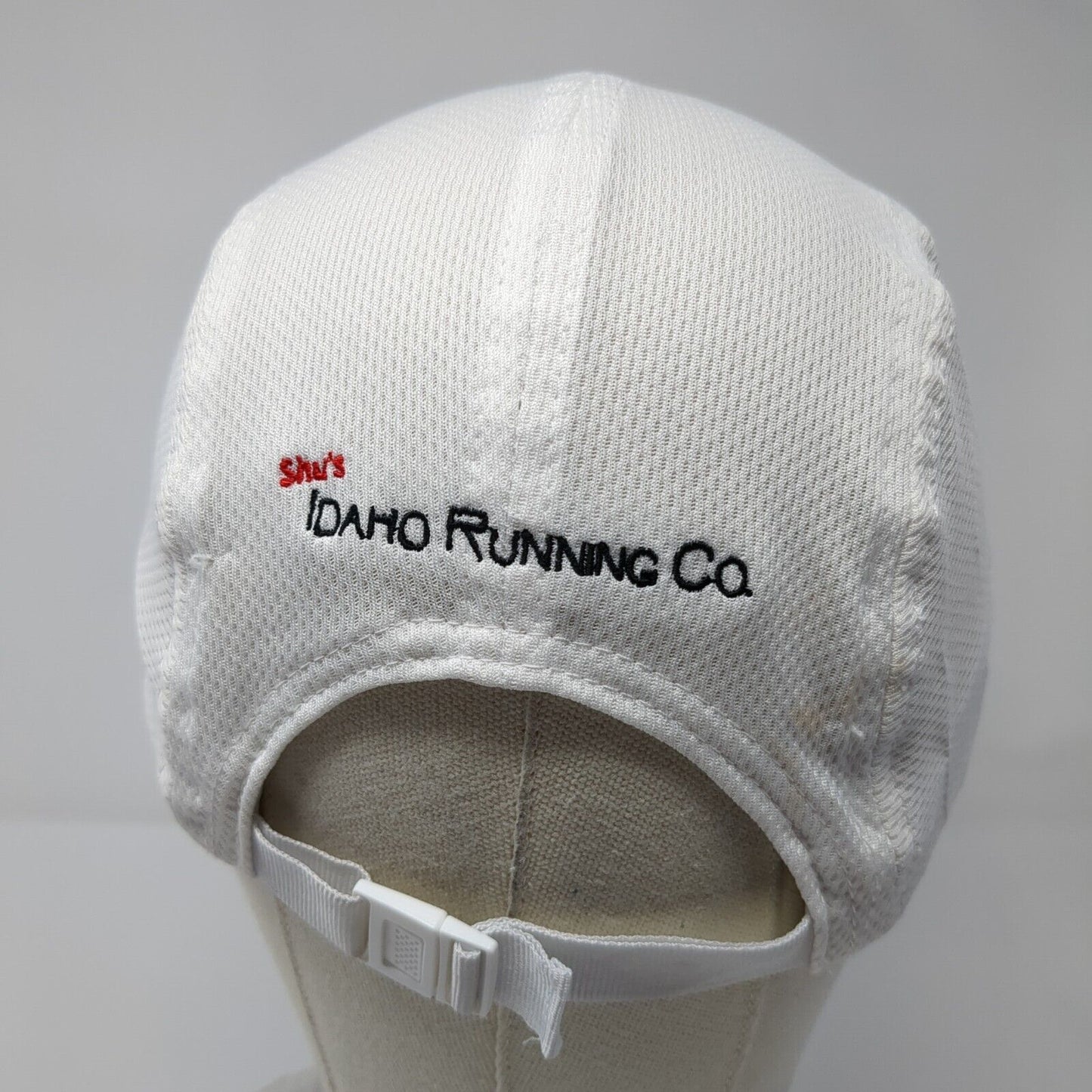 Shu's Idaho Running Co. Slideback Hat White OS Adjustable Embroidered Headsweats