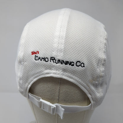 Shu's Idaho Running Co. Slideback Hat White OS Adjustable Embroidered Headsweats
