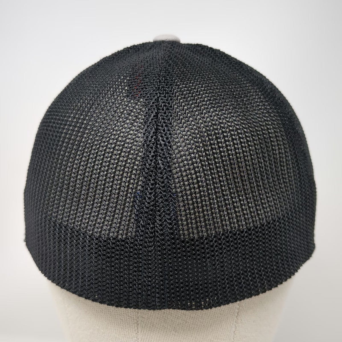 Port Authority Baseball Cap Gray Black Blue XL York Snowflake Mesh Flexfit Hat