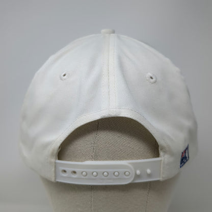 The Game Westmont Volleyball Hat Snapback White One Size Green Underbrim Logo