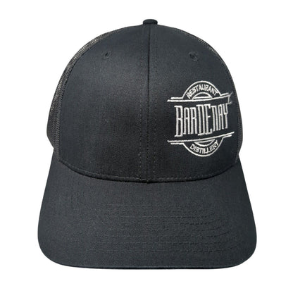Bardenay Restaurant Distillery Trucker Hat Black One Size Mesh Back