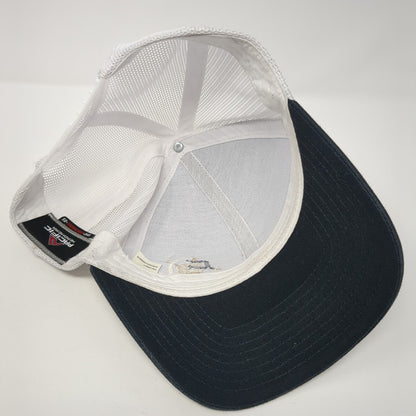 Pacific Headwear Snapback Mesh Back Trucker Hat Blue One Size Logo