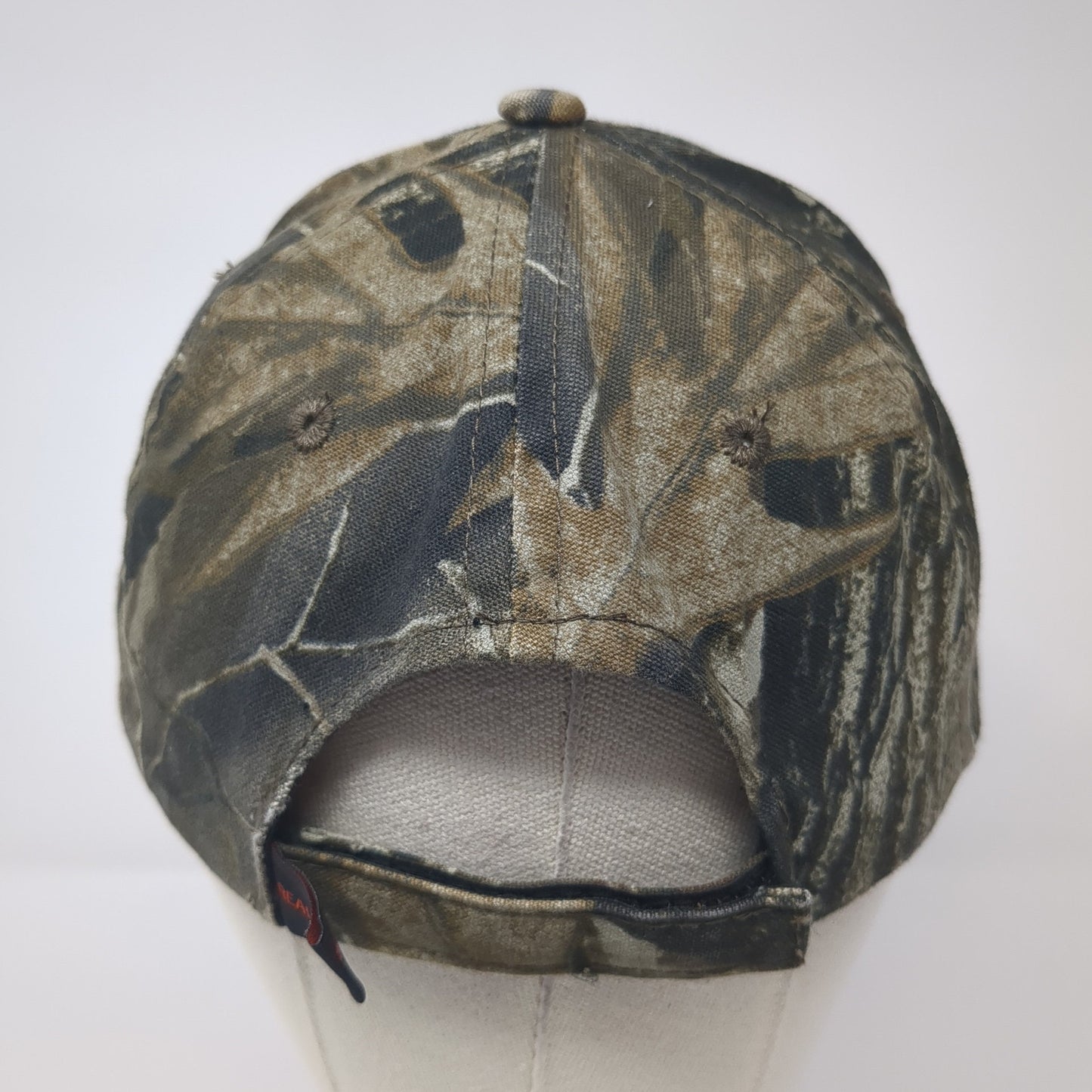 Merchants Metals Logo Strapback Hat Multicolor One Size Camo Hunting
