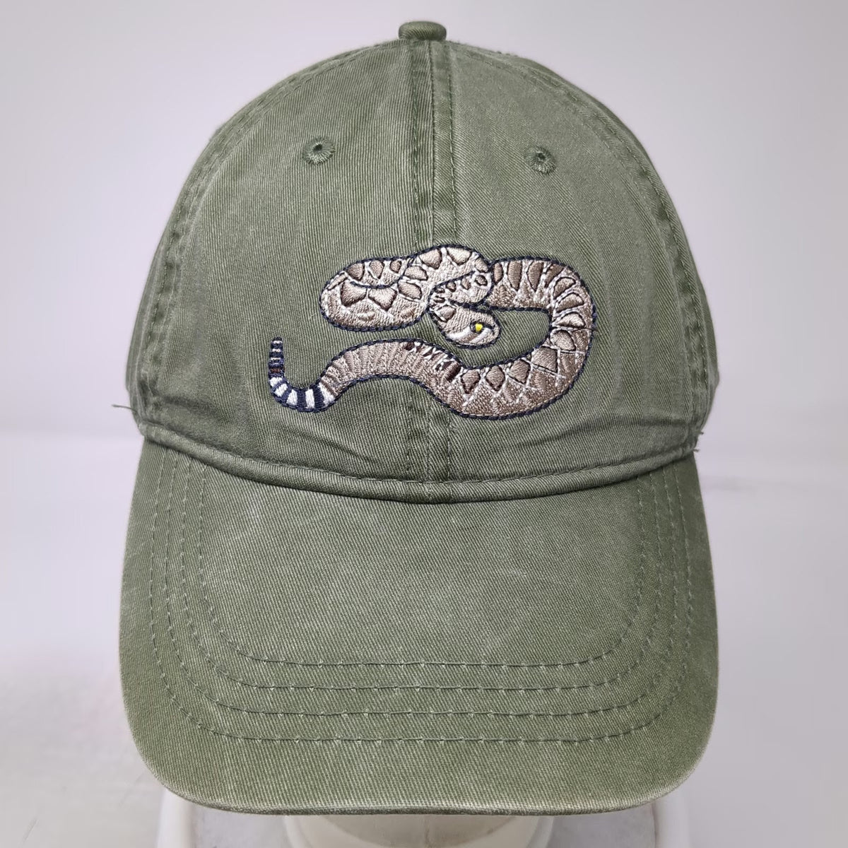 ECO Green One Size Baseball Cap Rattlesnake Montezuma Castle Nat Monument Hat