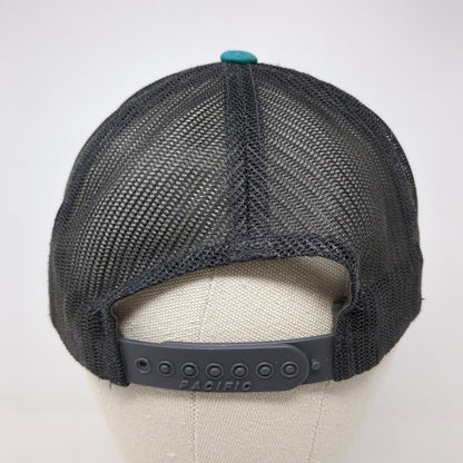 One Life Live It Snapback Trucker Hat Green One Size Mesh Back 6 Panel