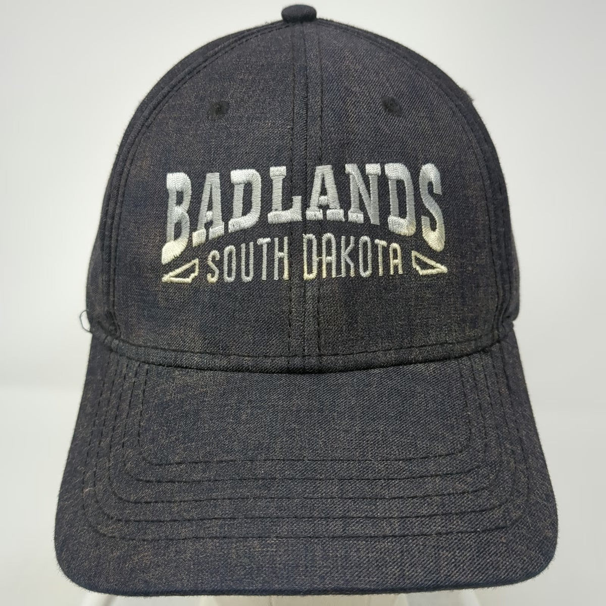 ACE USA Baseball Cap Blue One Size Badlands South Dakota Hat Strapback Heather