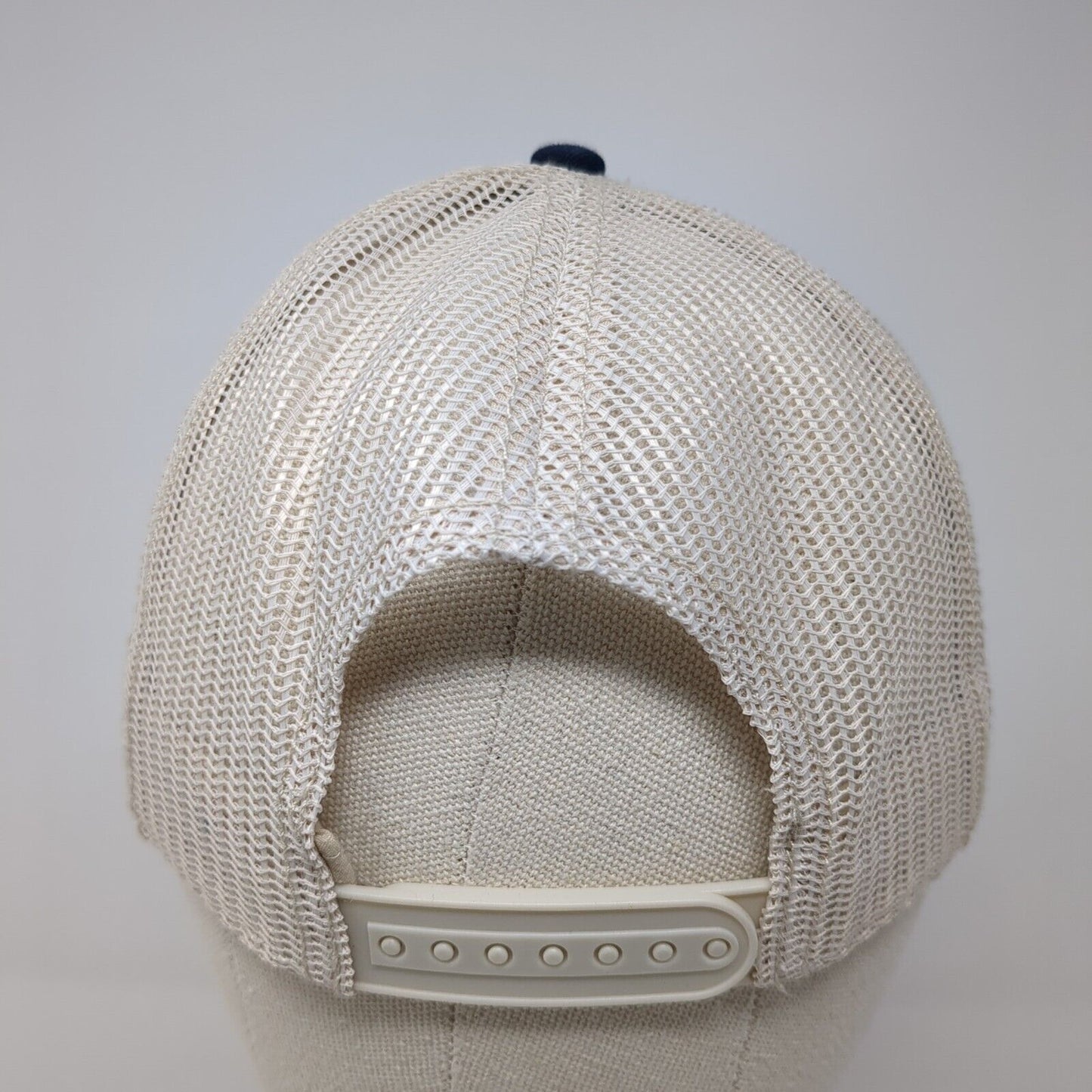 Flynn Drilling Company Snapback Trucker Hat Multi OS Adjustable Patriotic Mesh