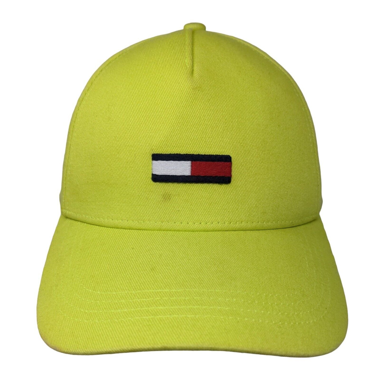 Tommy Hilfiger Slideback Hat Green One Size Embroidered Logo Adjustable
