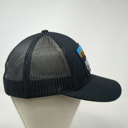 Richardson Trucker Hat Black S Payette Official Bike Team Mountain Logo Patch