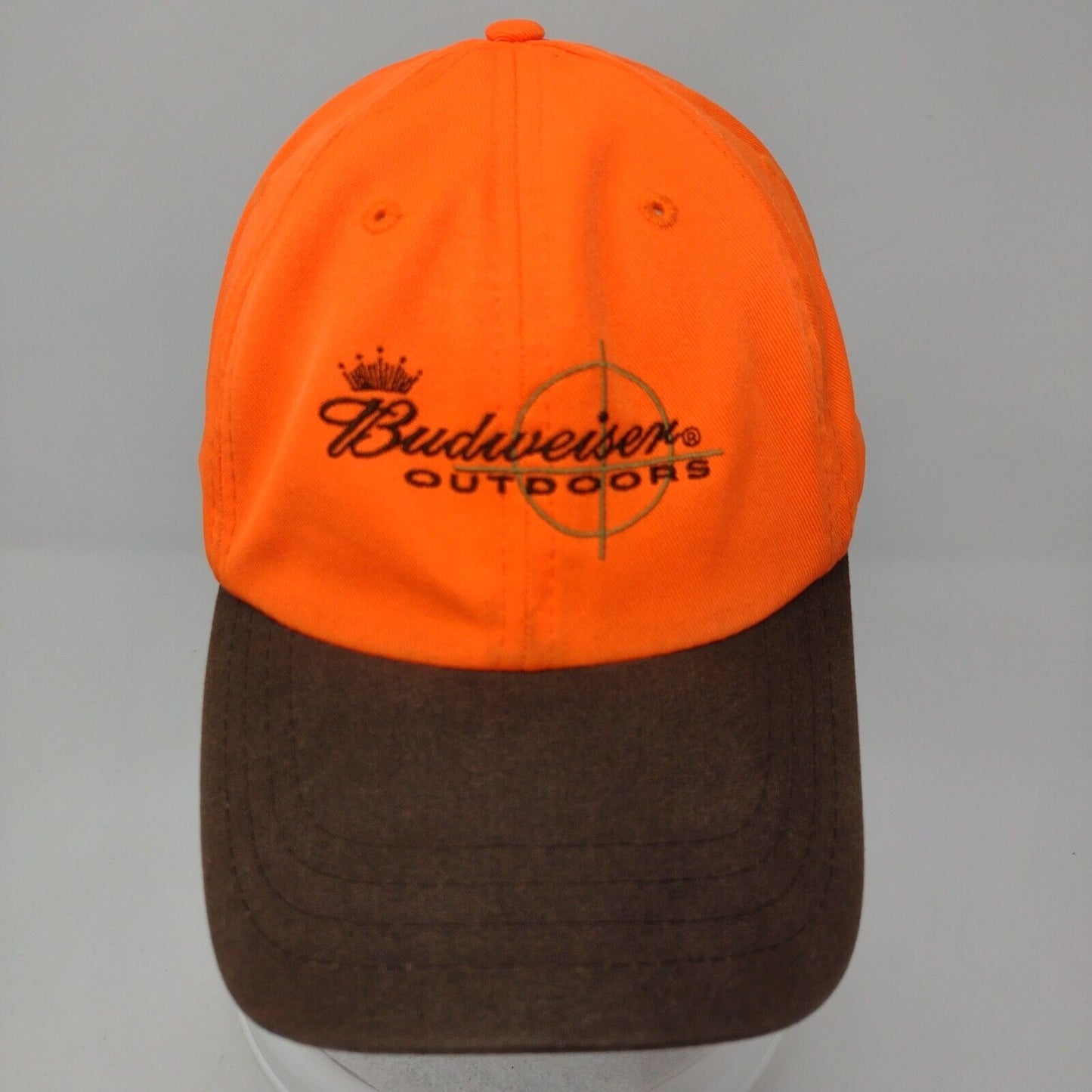 Budweiser Outdoors Slideback Hat Multicolor OSFA Adjustable Embroidered 6 Panel