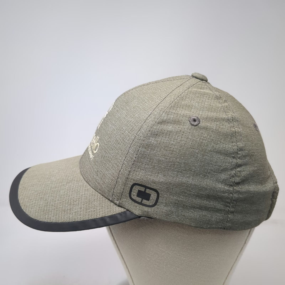 OGIO Baseball Cap Gray One Size Monticello Wealth Management Strapback Hat