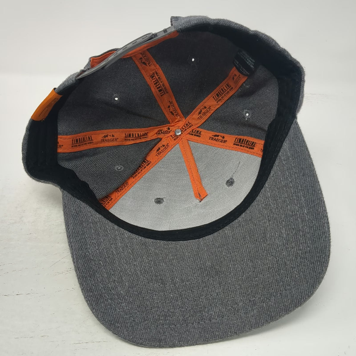 Traeger 5 Panel Gray One Size Timberline Mountain Patch Snapback BBQ Grill Hat