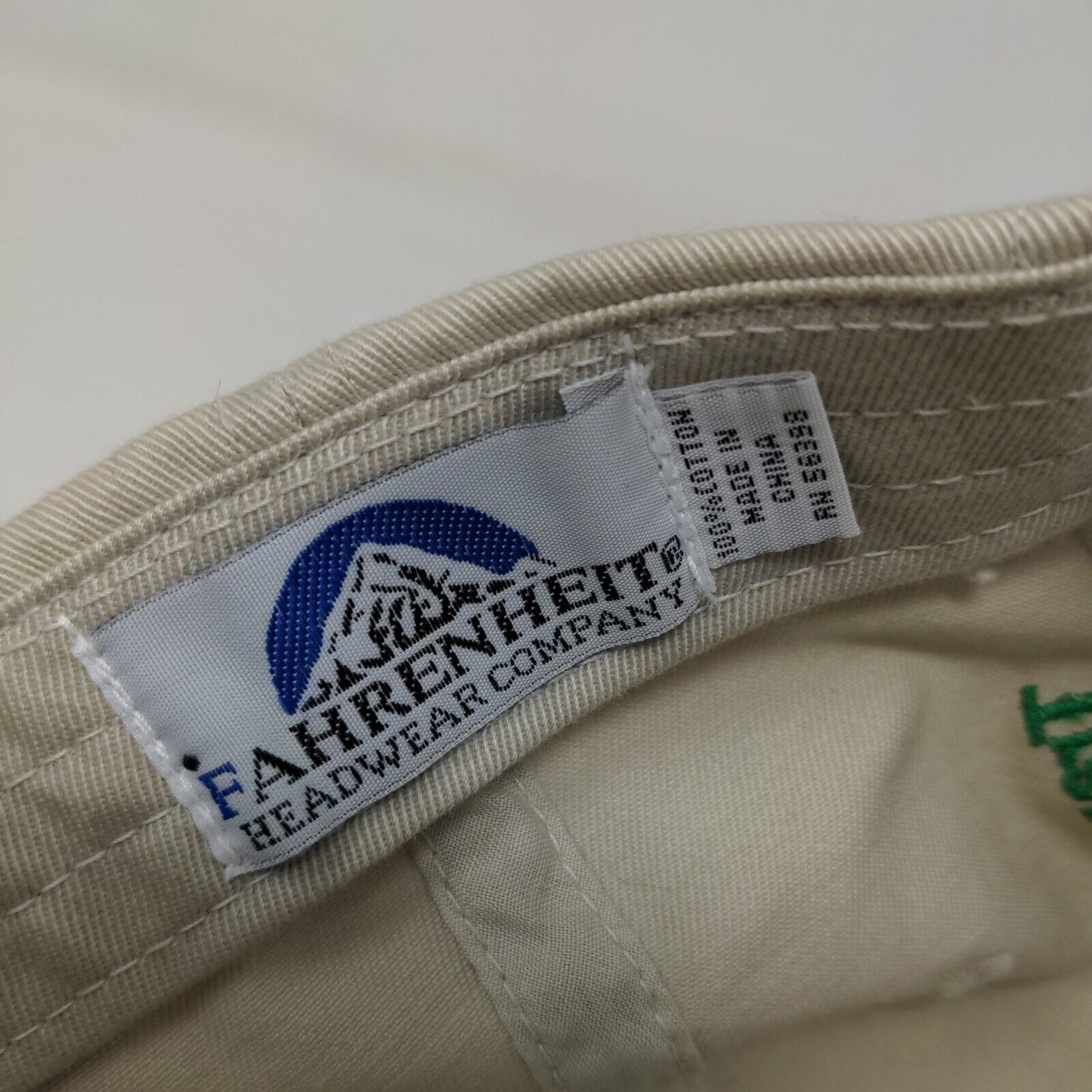 Fahrenheit Men's Slideback Hat Tan Transport Service Co. Eagle Logo Cotton