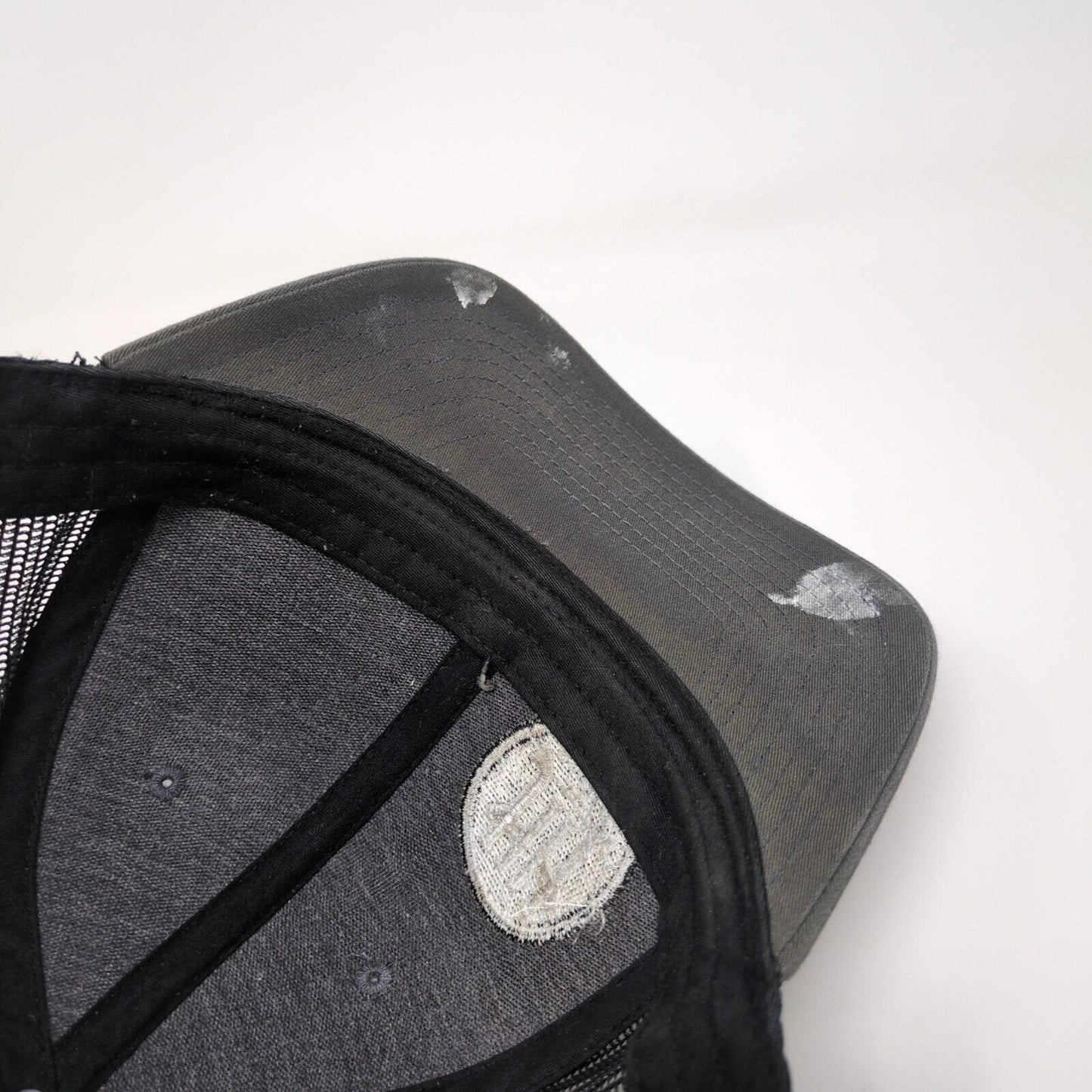 HH Boise, ID Snapback Mesh Back Trucker Hat Gray Adjustable The Hyde House