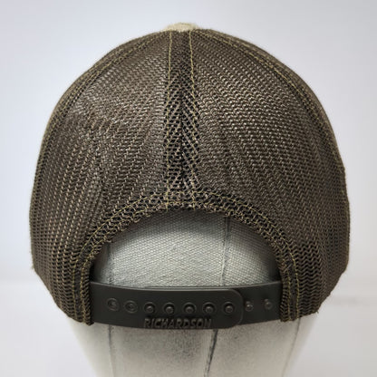 Richardson Trucker Hat Green Camo One Size Multicam Mesh Back Exo Mtn Gear hat