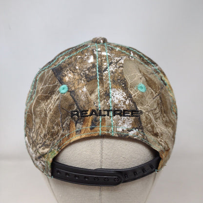 Realtree Snapback Hat Camouflage OSFM Adjustable Embroidered 6 Panel Outdoor Cap
